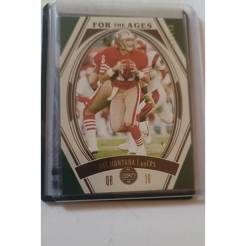 2021 Panini Legacy - For the Ages Joe Montana #FTA-10 Green /100